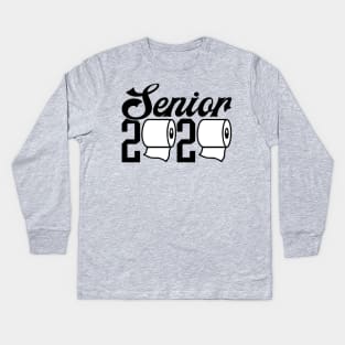 Senior 2020 Graduation Toilet Paper Kids Long Sleeve T-Shirt